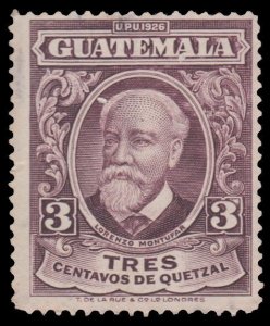 GUATEMALA STAMP 1929. SCOTT # 236. USED. # 6