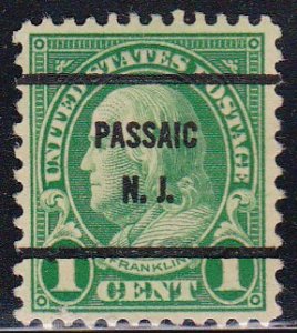 Precancel - Passaic, NJ PSS 632-61 - Bureau Issue
