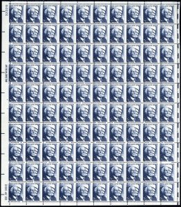 1282, Mint NH 2¢ - Full Misperforated Error Sheet of 100 Stamps - Stuart Katz