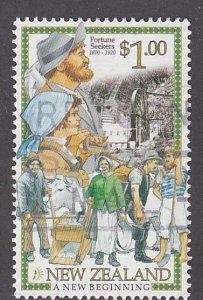 New Zealand # 1494, Fortune Seekers, Used, 1/3 Cat