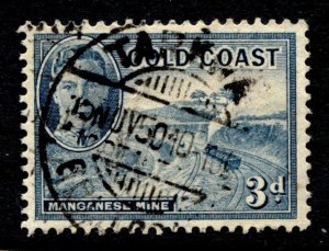 Gold Coast Stamp #135 USED FU SINGLE KGVI