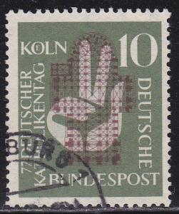 Germany #750, Cologne Cathedral, Used, Half Cat.