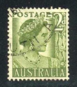 Australia # 231 Queen Elizabeth, used