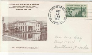 U. S. 1958 N.Y. 12th Ann. Ex. & Banquet Philatelic Society Stamp Cover Ref 37615