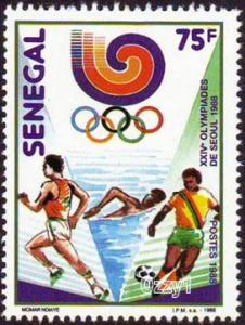 Senegal 1988 Sc#787, SG#957 75F Seoul Olympic Games MNH