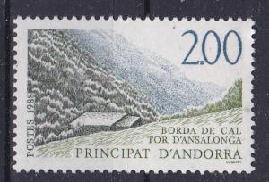 Andorra-French 366 MNH 1988 Farmhouse, Ansalonga Pass