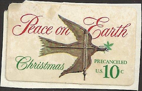 # 1552 USED CHRISTMAS DOVE AND WEATHER VANE SELF STICK