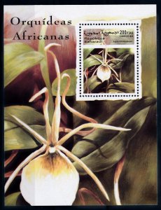 [67262] Sahara OCC 1999 Flora flowers blumen Orchids Souvenir sheet MNH