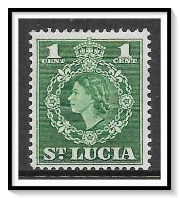 St Lucia #157 QE II MH