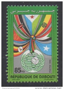 Djibouti Djibouti 1998 Mi. 670 New MNH IGAD RARE-