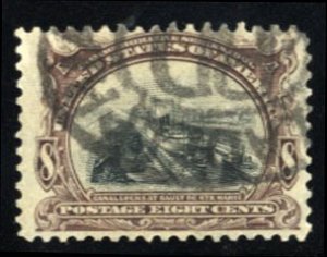 United States, 1901 Pan American Issue #298 Cat$50, 1898 8c brown violet and ...