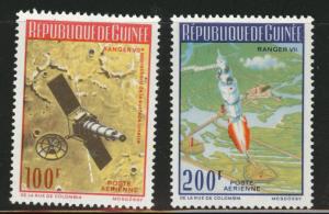 Guinea Scott C78-79 MH* 1965 airmail set