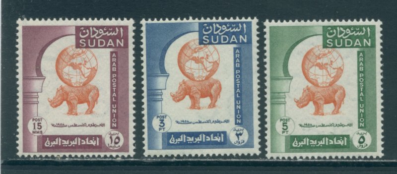 Sudan 121-3  MNH cgs