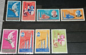 Paraguay 1964 space travel specimen set MNH