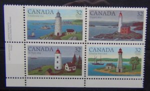 Canada 1984 Canadian Lighthouse 1st Series MNH