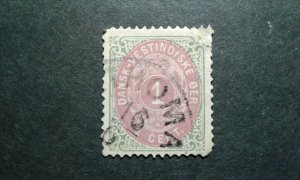 Danish West Indies #5a used thin paper (.004) e207 10350