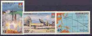 KIRIBATI - 1980 - Satellite Treaty - Perf 3v Set - Mint Never Hinged