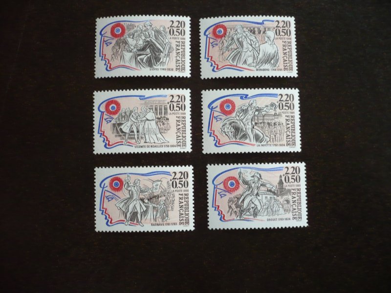 Stamps - France - Scott# B602-B607 - Mint Never Hinged Set of 6 Stamps