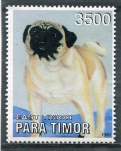 Timor (East) 1999 DOG 1 value Perforated Mint (NH)