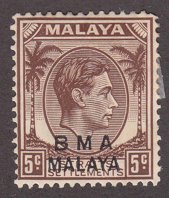 Malaysia BMA 259  King George VI O/P 1945