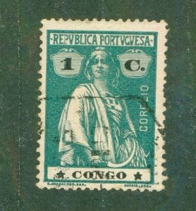 PORTUGUESE CONGO 101 USED BIN $2.00