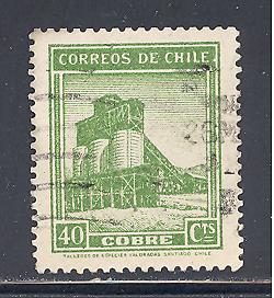 Chile Sc # 221 used  (DT)