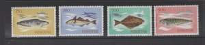 Faroe Is. #97-100  (1983 Fish set) VFMNH  CV $5.60