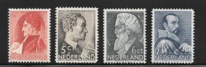 Netherlands Scott B77-80 Unused HROG - 1935 Social and Cultural S/P - SCV $34.00