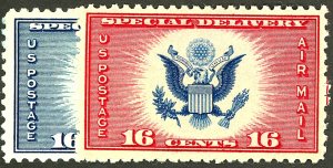 U.S. #CE1-CE2 MINT/MIXED CONDITION 