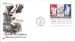 FDC 1989 SC #C120 Artcraft achet - Washington DC - Single - J2961