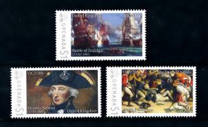 [90823] Grenada 2009 Ships Victory Battle of Trafalgar Horatio Nelson  MNH