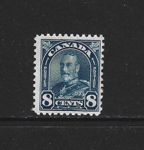 CANADA - #171 - 8c KING GEORGE V ARCH/LEAF ISSUE MINT STAMP MH