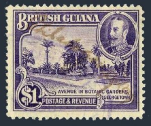 Br Guiana 222,used.Michel 168. Botanical Gardens.King George V,1934.