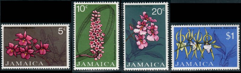 Jamaica  #375-378  Mint NH CV $6.10