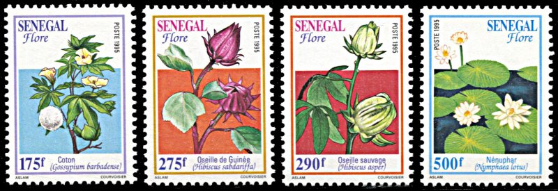 Senegal 1199-1202, MNH, Flowers