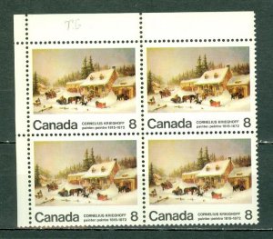 CANADA 1972 KRIGHOFF#610p GT2  UL CORNER BLK MNH...$3.25