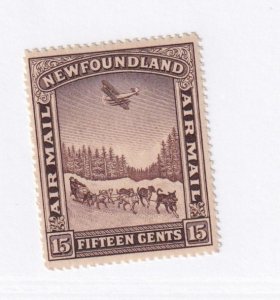 NEWFOUNDLAND # C6 VF-MH SEA PLANE AND DOGGIE SLED FREE SHIPPING