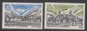 Andorra (French) 344-5 Europa mnh