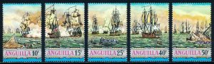 Anguilla #127-131  Set of 5 MNH