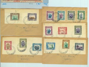 BK0310 - NORTH BORNEO - POSTAL HISTORY - Set of 5 COVERS 1947-