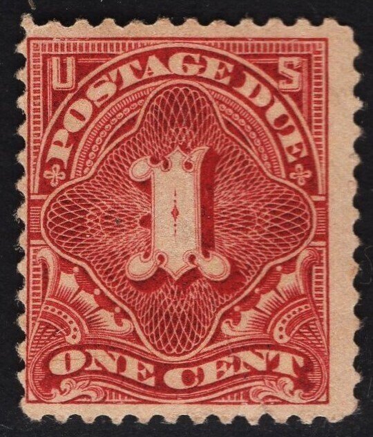 US# J45 1c Deep Claret Postage Due MINT Hinged SCV $40