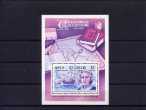 Nevis 1986 Columbus 500th.Anniversary 3 Deluxe S/S MNH.VF