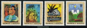Samoa Scott 539-542 Mint never hinged.