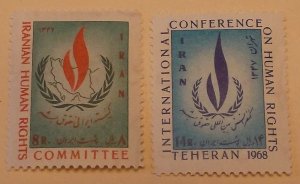 Iran 1473-4 MNH Full Set  UN, Human Rights Topical Cat $2.50