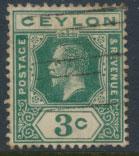 Ceylon  SG 308a  deep green  Used  