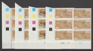 SOUTH WEST AFRICA 1976 SG 282/5 MNH