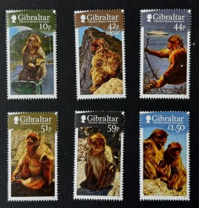 Gibraltar: 2011  Barbary Macaque, MNH set.