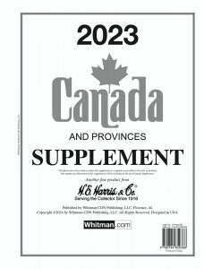 H E Harris Canada & Provinces 2023 Stamp Album Supplement  NEW!