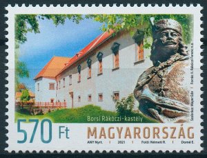 Hungary 2021 MNH Architecture Stamps Rakoczi Palace in Borsa Palaces 1v Set