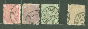 Romania #101-103/105 Used Multiple